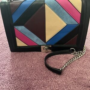 INC International Concepts Multicolor Geometric Crossbody Bag